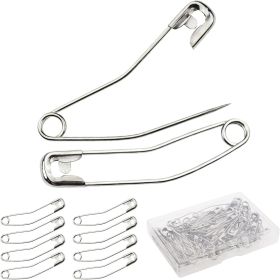 Quilt Safety Pin Curve 1.5 inch Sewing Supply Large Curve Safety Pin Quilt Stainless Steel Fabric Pin Baste