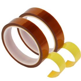 2 Rolls 20mm X 33m 108ft Heat Tape,Adhesive Heat Resistant/Transfer Tape, Heat Vinyl Thermal Sublimation Press Tape,No Residue,Electronics,Solder
